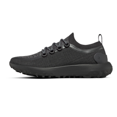 Women's Trail Runner - Natural Black (Black Sole)