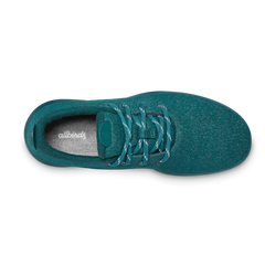 Men's Wool Runner Mizzles - Deep Emerald (Deep Emerald Sole)