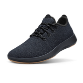Women's Wool Runner Mizzles - Natural Black (Natural Black Sole)