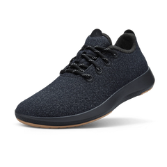 Women's Wool Runner Mizzles - Natural Black (Natural Black Sole)