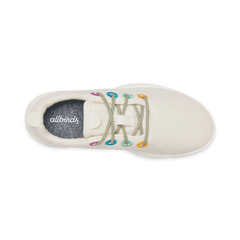 Smallbirds Wool Runners - Big Kids - Natural White (Natural White Sole)