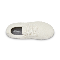 Smallbirds Wool Runners - Big Kids - Natural White Fluffs (Natural White Sole)