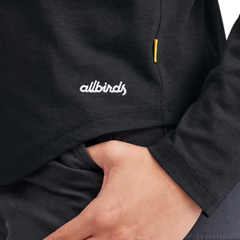 Women's Soft Merino Long Sleeve Tee - True Black