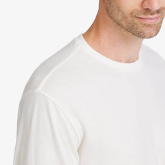 Men's Soft Merino Long Sleeve Tee - Natural White