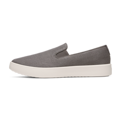 Women's Canvas Cruiser Slip On - Anthracite (Natural White Sole)