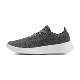 Women's Wool Runner Go - Dark Grey (Light Grey Sole)