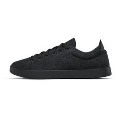 Men's Wool Pipers - Natural Black (Black Sole)