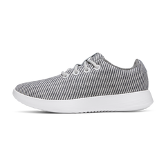 Men's Canvas Runner NZ - Deep Navy Stripes (Blizzard Sole)
