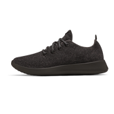 Men's Wool Runner - Natural Black (Black Sole)