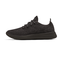 Men's Wool Runner - Natural Black (Black Sole)