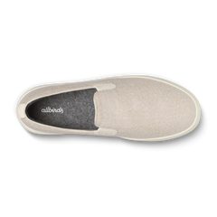 Men's Wool Cruiser Slip On - Rugged Beige (Stony Cream Sole)