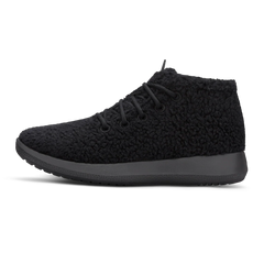 Men's Wool Runner-up Fluffs - Natural Black (Natural Black Sole)