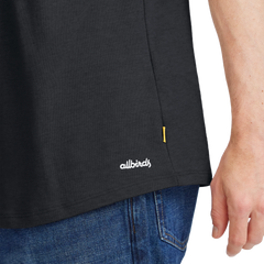 Men's Soft Merino Tee - True Black
