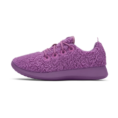 Smallbirds Wool Runners - Big Kids - Lux Purple Fluffs (Lux Purple Sole)