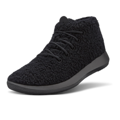 Men's Wool Runner-up Fluffs - Natural Black (Natural Black Sole)