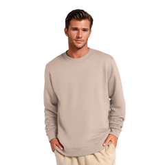Men's Merino Blend Sweatshirt - Mushroom