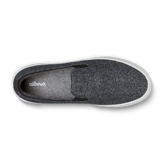 Men's Wool Cruiser Slip On - Dark Grey (Light Grey Sole)