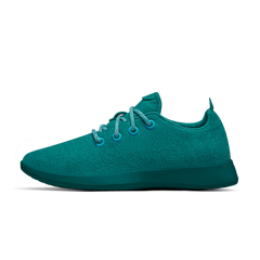 Men's Wool Runners - Kotare Light Marine (Teal Sole)