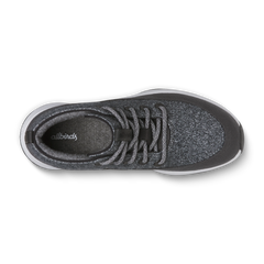 Men's Wool Runner NZ Mid Waterproof - Dark Grey (Light Grey Sole)
