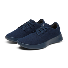 Women's Wool Runner Go - Deep Navy (True Navy Sole)