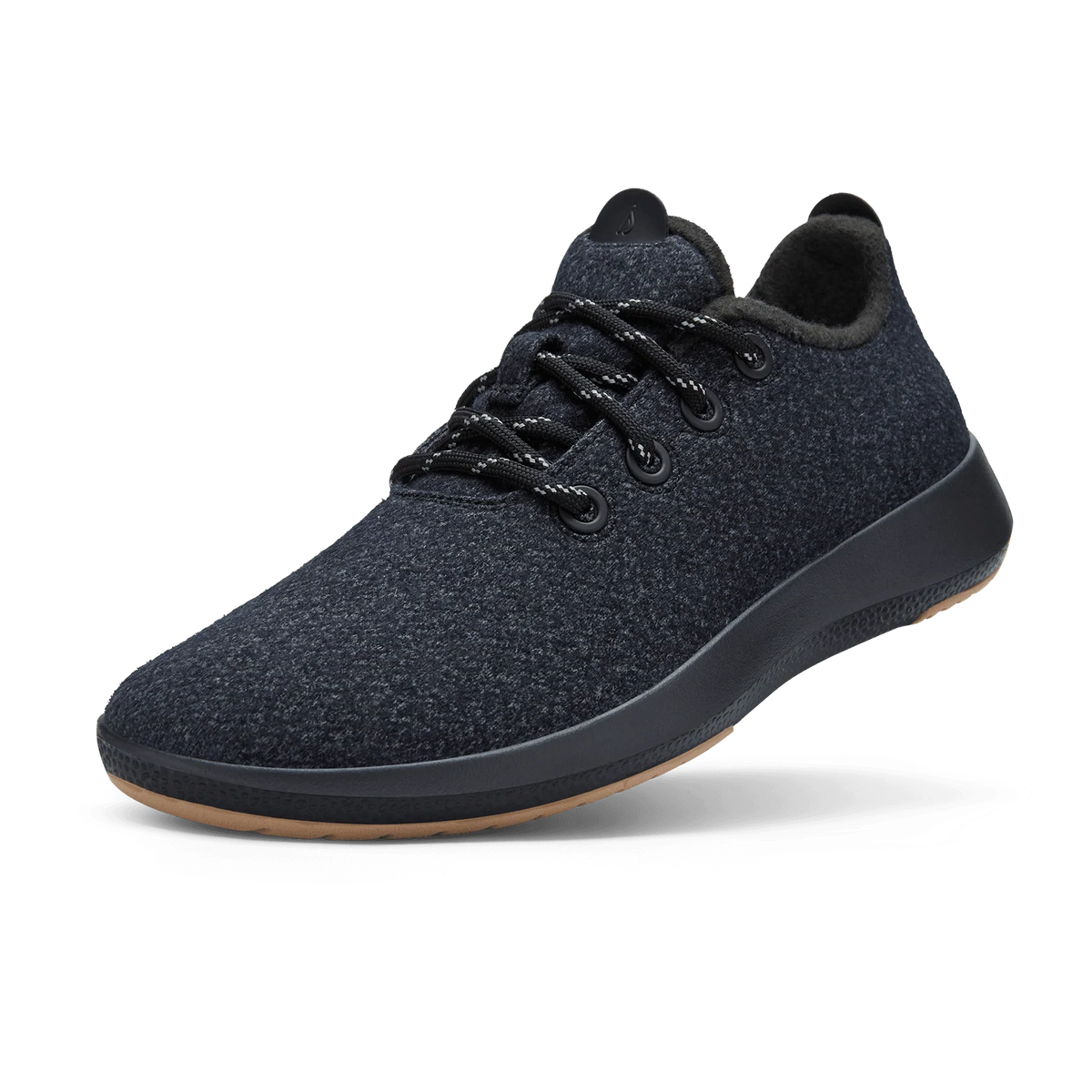 Women's Wool Runner Mizzles - Natural Black (Natural Black Sole)