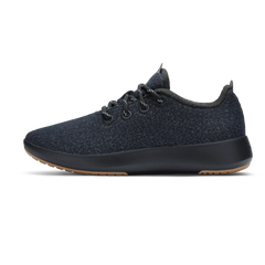 Women's Wool Runner Mizzles - Natural Black (Natural Black Sole)