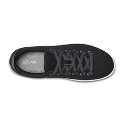 Women's Wool Piper - True Black (White Sole)