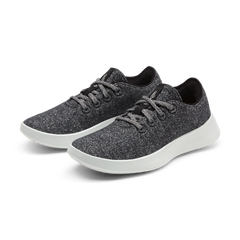 Men's Wool Runner Go - Dark Grey (Light Grey Sole)