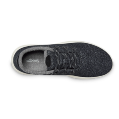 Women's Wool Runner Mizzles - Dark Grey (Natural White Sole)