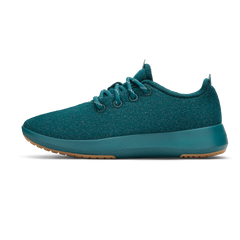 Men's Wool Runner Mizzles - Deep Emerald (Deep Emerald Sole)