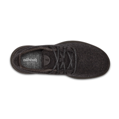 Women's Wool Runner - Natural Black (Black Sole)