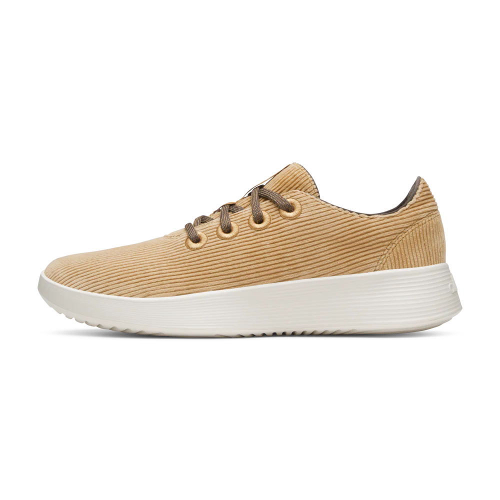 Women's Runner Go - Corduroy - Stony Beige (Natural White Sole)
