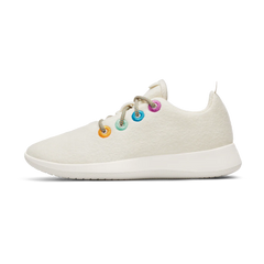 Smallbirds Wool Runners - Big Kids - Natural White (Natural White Sole)