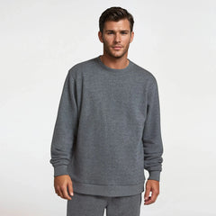 Men's Merino Blend Sweatshirt - Natural Grey Heather