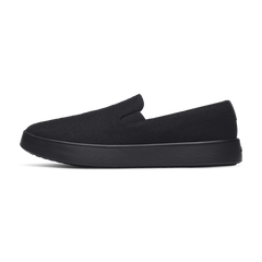 Men's Wool Cruiser Slip On - Natural Black (Natural Black Sole)