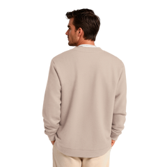 Men's Merino Blend Sweatshirt - Mushroom
