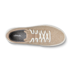 Men's Wool Cruiser - Light Tan (Natural White Sole)