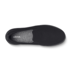 Men's Wool Cruiser Slip On - Natural Black (Natural Black Sole)