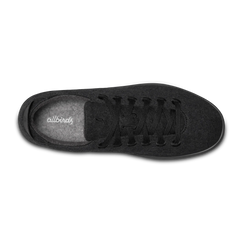 Men's Wool Pipers - Natural Black (Black Sole)